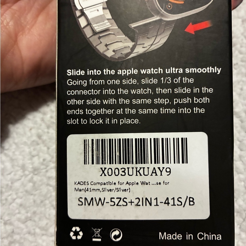 Link Bracelet Stainless Steel Watch Band for Smartwatches - Picture 5 of 5